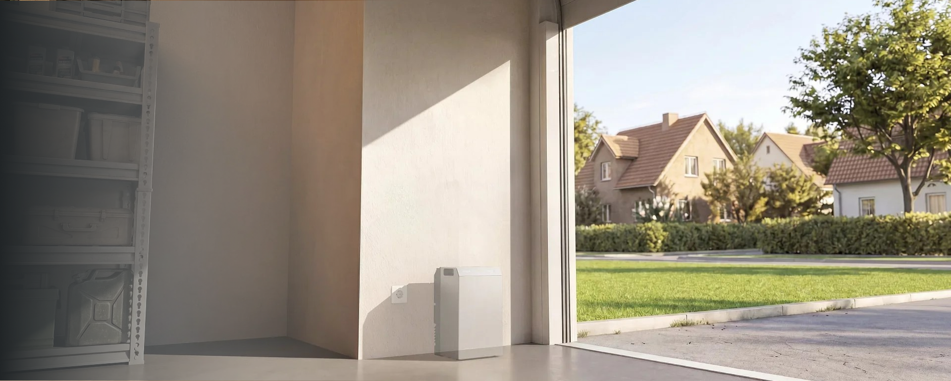 Home battery storage installation